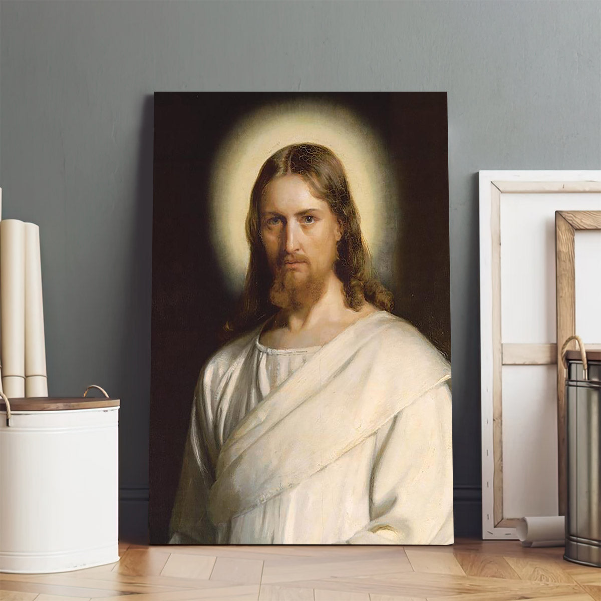 Jesus Christ Canvas Wall Art - Jesus Picture - Jesus Portrait Canvas