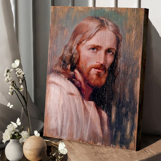 Jesus Christ Canvas Wall Art - Jesus Portrait Picture - Religious Gift - Christian Wall Art Decor
