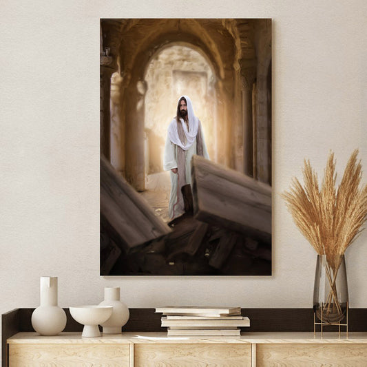 Jesus Christ Cleansing The Temple Easter Art Lds Art - Jesus Canvas Pictures - Christian Wall Art