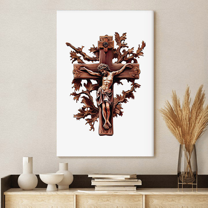 Jesus Christ Cross - Jesus Canvas Pictures - Christian Wall Art