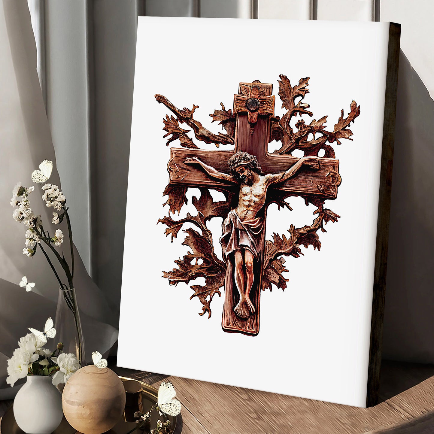 Jesus Christ Cross - Jesus Canvas Pictures - Christian Wall Art