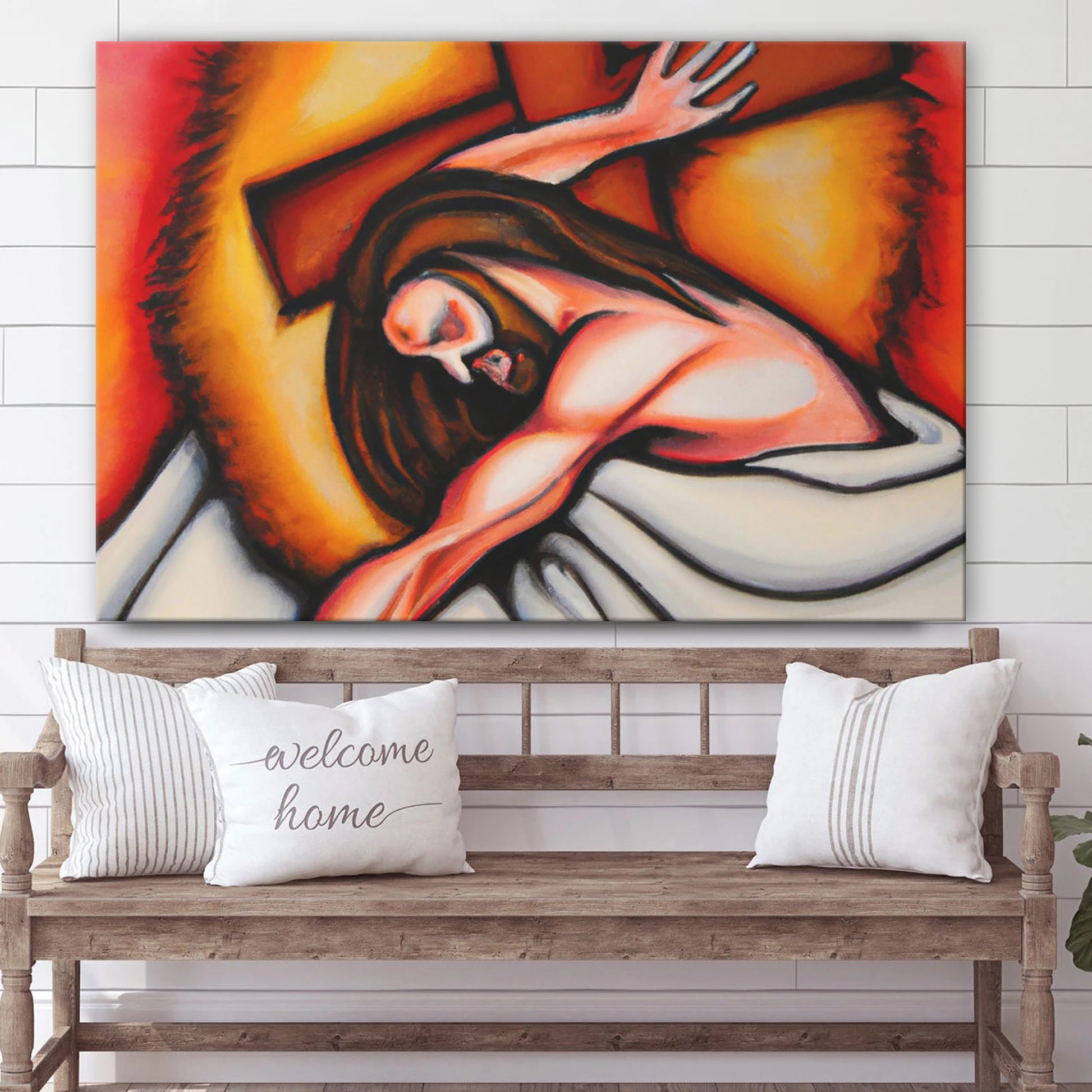 Jesus Christ Crucifixion Canvas - Canvas Picture - Jesus Canvas Pictures - Christian Wall Art