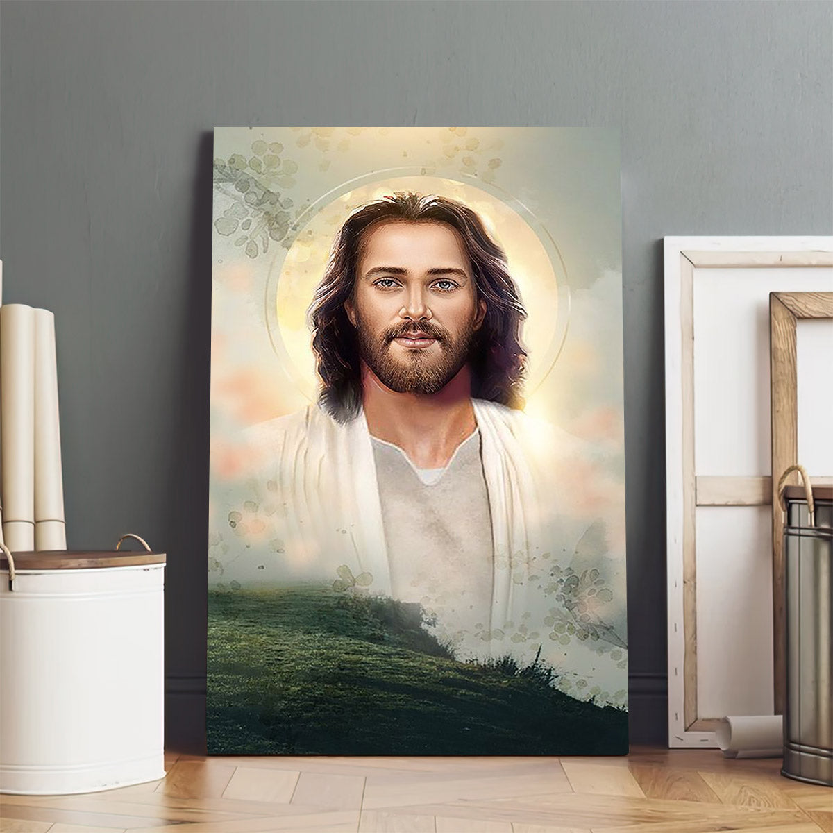 Jesus Christ Face Canvas Prints - Jesus Christ Art - Christian Canvas Wall Decor