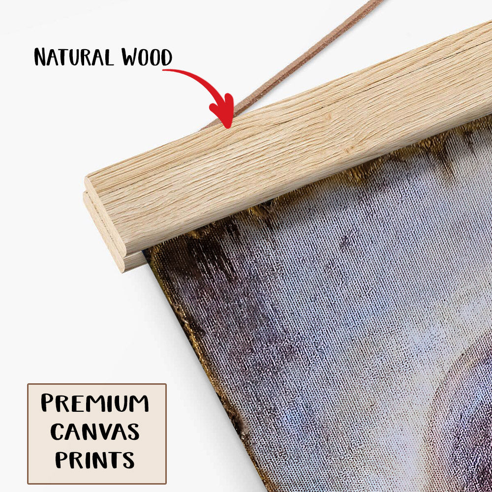 Jesus Christ Face Portrait Hanging Canvas Wall Art - Jesus Portrait Picture - Religious Gift - Christian Wall Art Decor