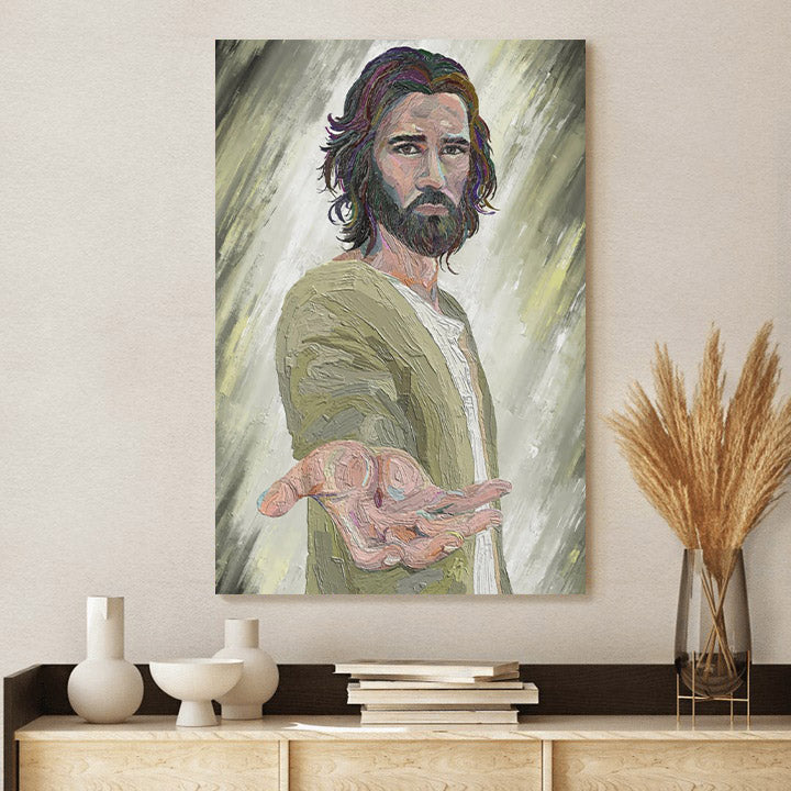 Jesus Christ Fine Art Canvas - Canvas Pictures - Jesus Canvas Art - Christian Wall Art