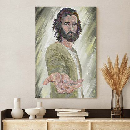 Jesus Christ Fine Art Canvas - Canvas Pictures - Jesus Canvas Art - Christian Wall Art