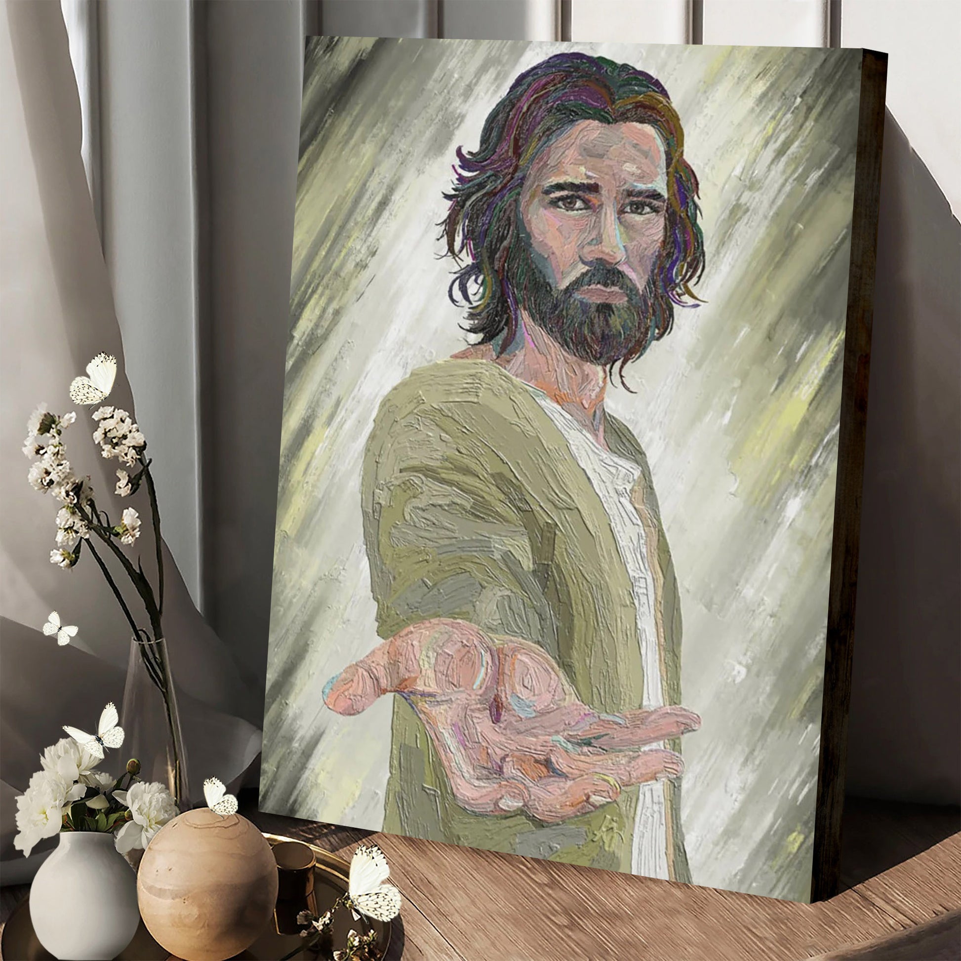 Jesus Christ Fine Art Canvas - Canvas Pictures - Jesus Canvas Art - Christian Wall Art