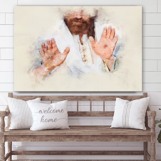 Jesus Christ Healed Canvas Art - Jesus Christ Pictures - Jesus Wall Art - Christian Wall Decor