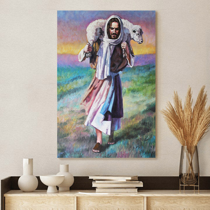 Jesus Christ Icon Painted Icon Catholic Christian Oil - Canvas Pictures - Jesus Canvas Art - Christian Wall Art