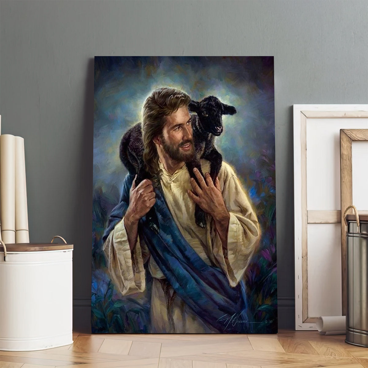 Jesus Christ Icon Painted Iconcatholic Christian Oil - Canvas Pictures - Jesus Canvas Art - Christian Wall Art