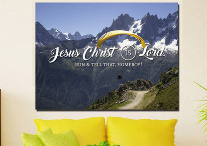 Jesus Christ Is Lord Wall Art Canvas Print - Christian Canvas Wall Art