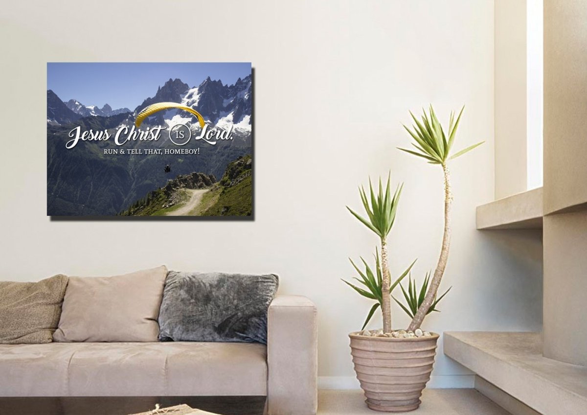 Jesus Christ Is Lord Wall Art Canvas Print - Christian Canvas Wall Art