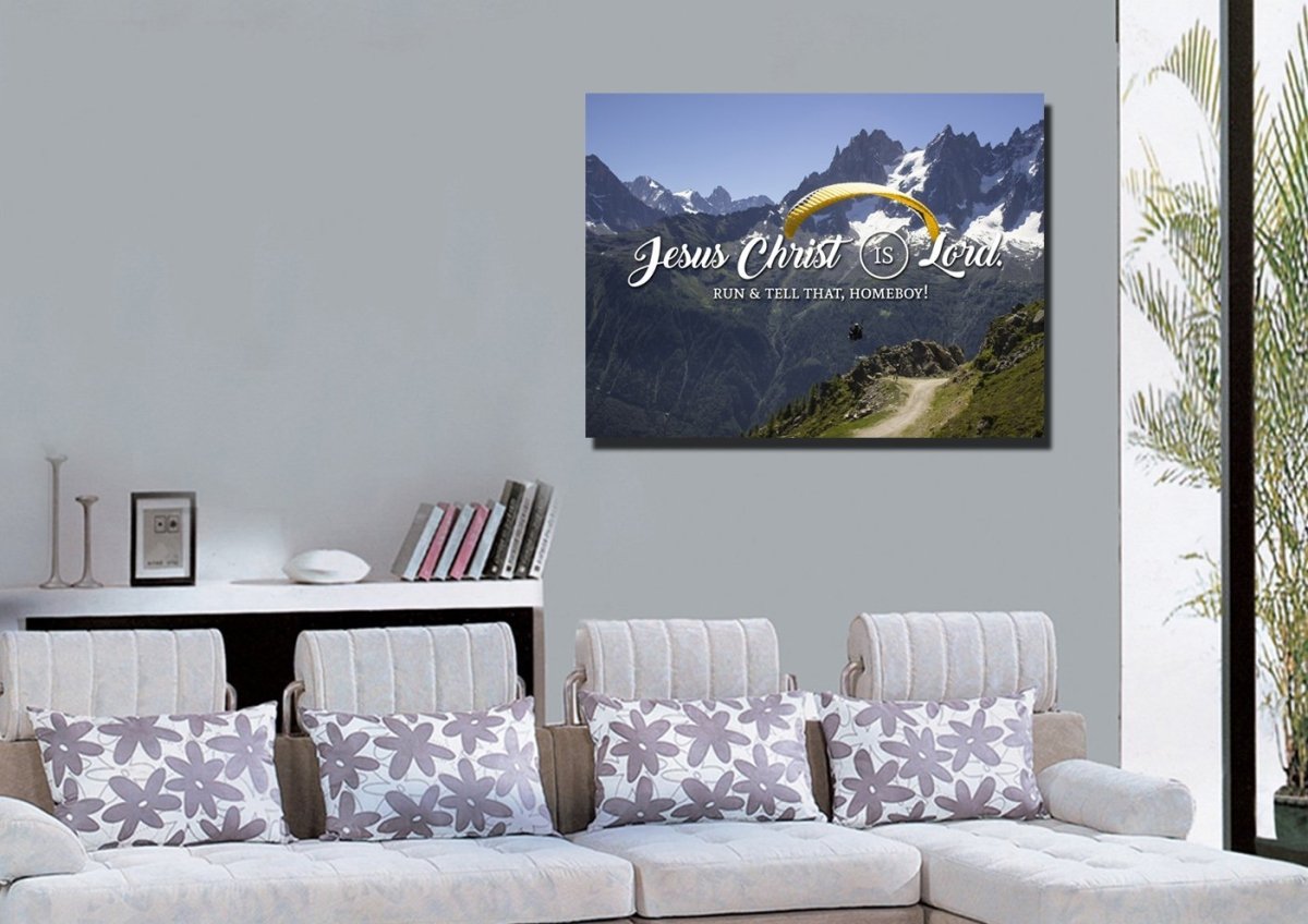 Jesus Christ Is Lord Wall Art Canvas Print - Christian Canvas Wall Art