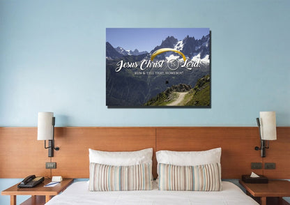 Jesus Christ Is Lord Wall Art Canvas Print - Christian Canvas Wall Art
