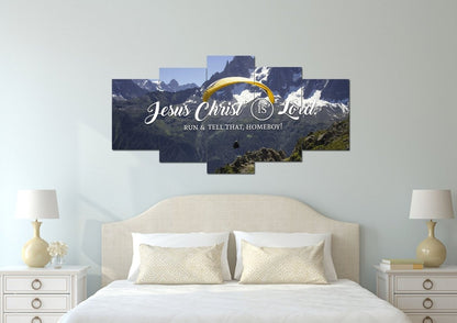 Jesus Christ Is Lord Wall Art Canvas Print - Christian Canvas Wall Art