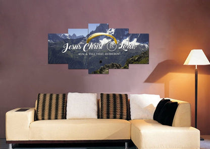 Jesus Christ Is Lord Wall Art Canvas Print - Christian Canvas Wall Art