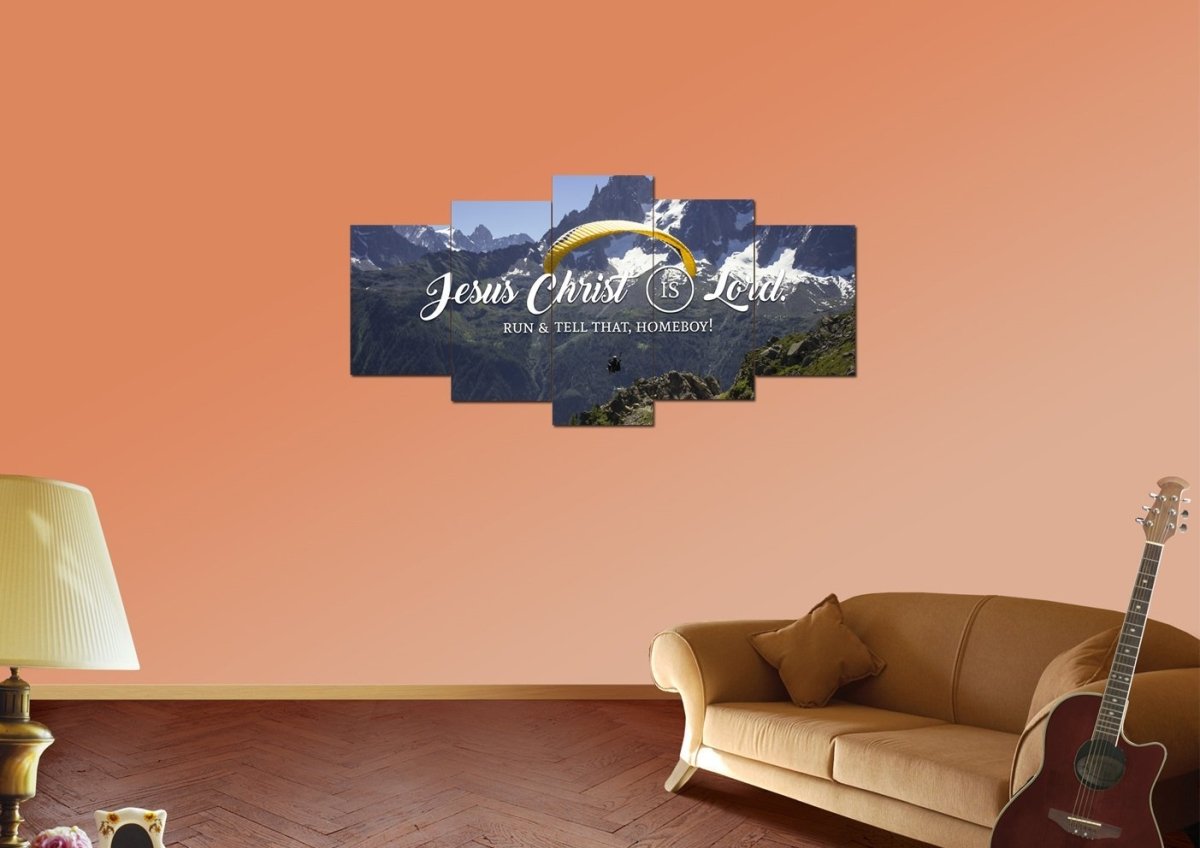 Jesus Christ Is Lord Wall Art Canvas Print - Christian Canvas Wall Art