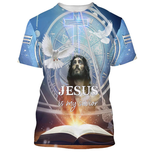 Jesus Christ Is My Savior 3d All Over Print Shirt - Christian 3d Shirts For Men Women