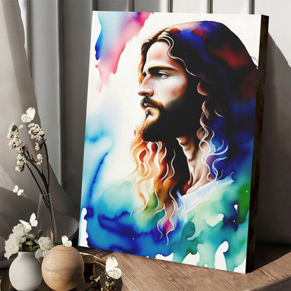 Jesus Christ Jesus Portrait Jesus Painting - Jesus Canvas Pictures - Christian Wall Art