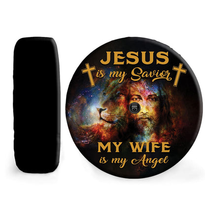Jesus Christ Lion Of Judah Spare Tire Cover Jesus Is My Savior Holy Bible Spare Tire Covers
