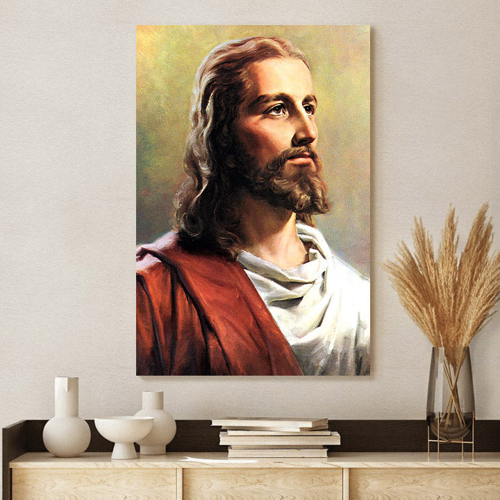 Jesus Christ Munir Alawi  Canvas Wall Art - Jesus Canvas Pictures - Christian Wall Art