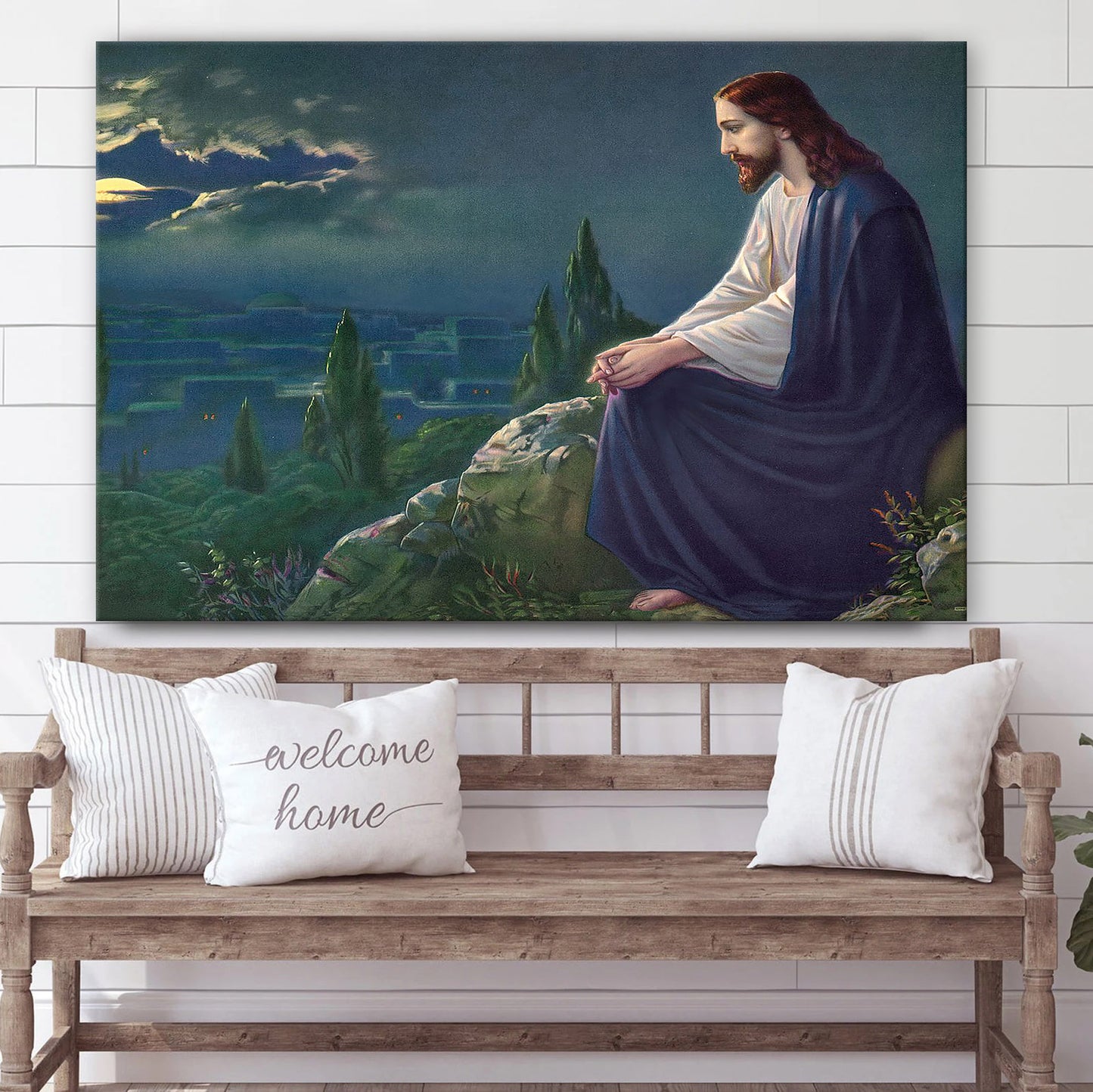 Jesus Christ On The Mount Canvas Pictures - Jesus Christ Canvas Art - Christian Wall Canvas