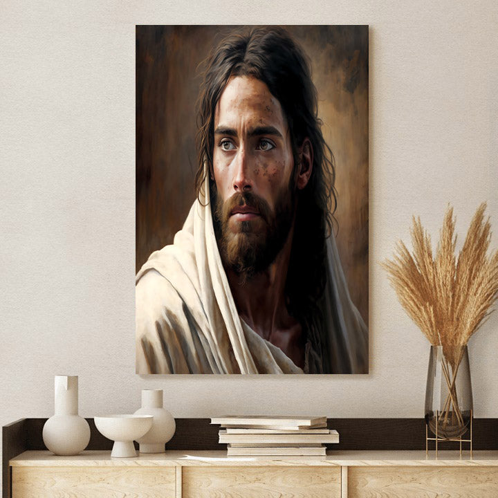 Jesus Christ Portrait - Jesus Canvas Art - Christian Wall Art