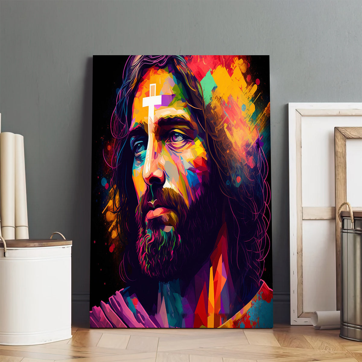 Jesus Christ Portrait - Jesus Canvas Art - Christian Wall Canvas