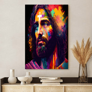 Jesus Christ Portrait - Jesus Canvas Art - Christian Wall Canvas