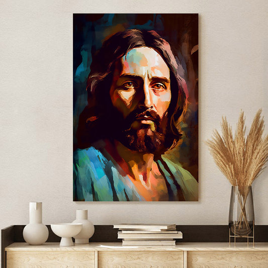 Jesus Christ Portrait 1 - Jesus Canvas Pictures - Christian Wall Art