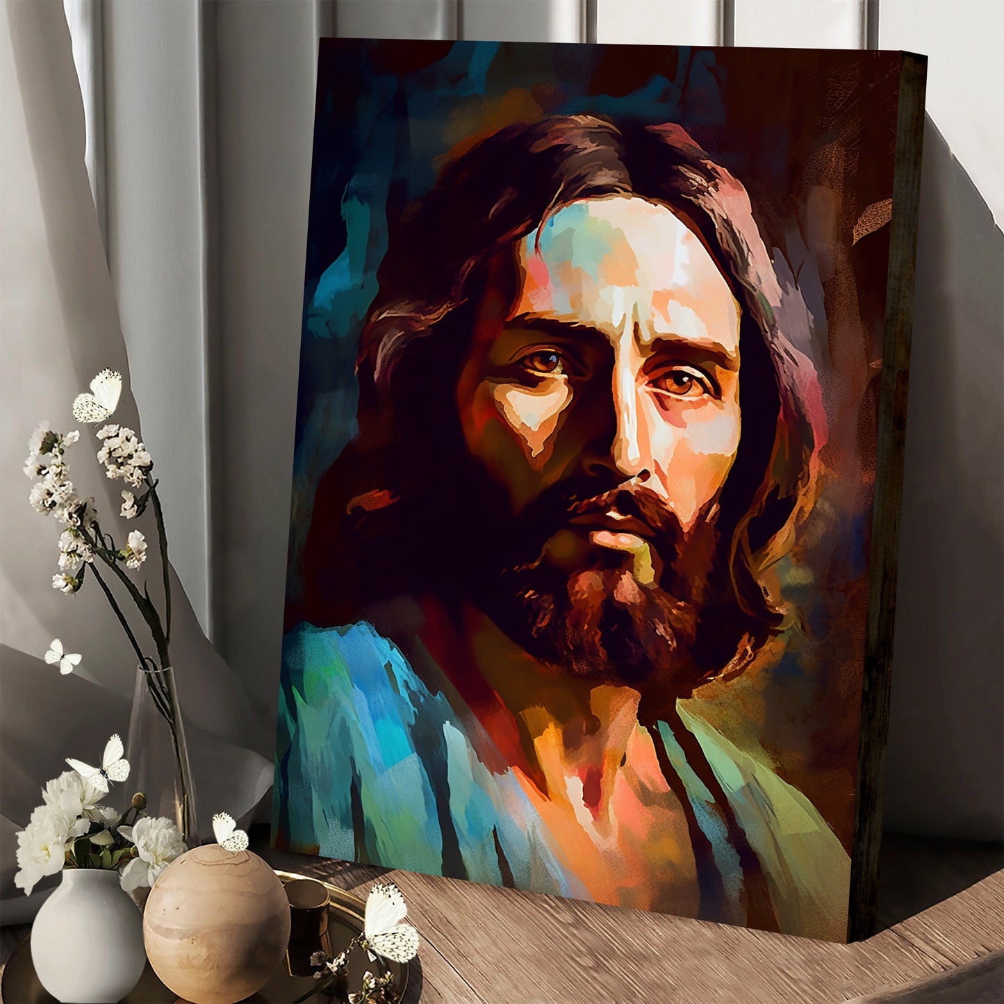 Jesus Christ Portrait 1 - Jesus Canvas Pictures - Christian Wall Art