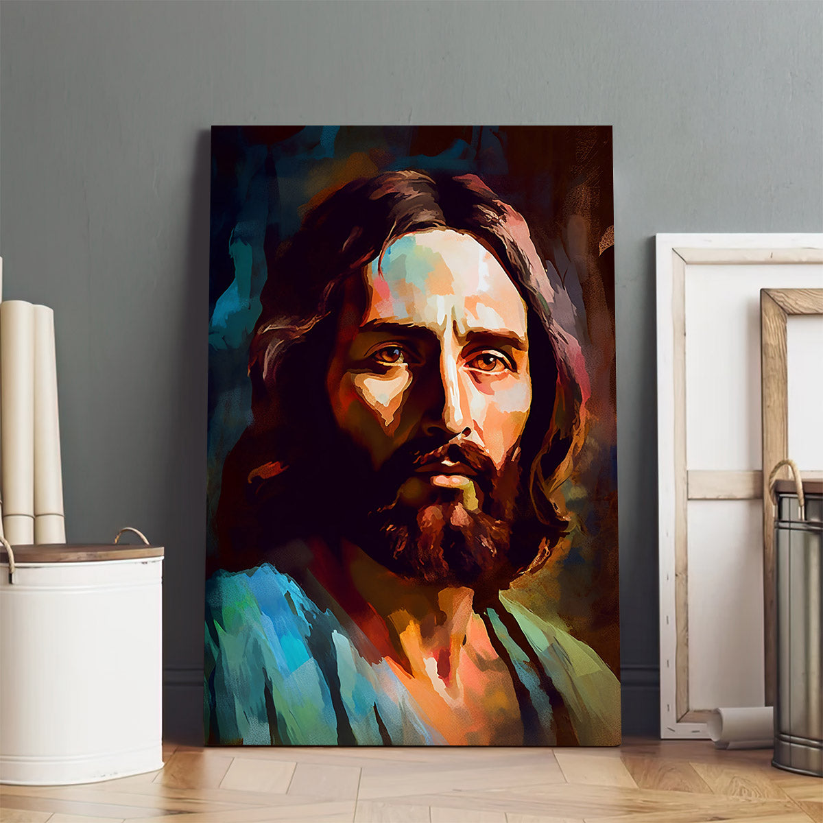 Jesus Christ Portrait 1 - Jesus Canvas Pictures - Christian Wall Art