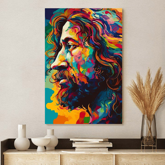Jesus Christ Portrait 2 - Jesus Canvas Pictures - Christian Wall Art