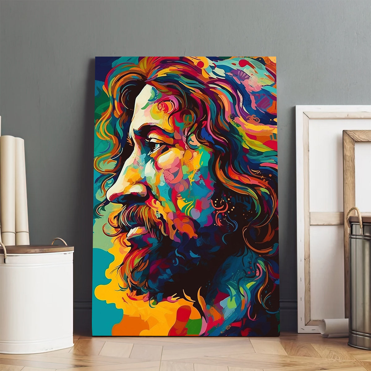 Jesus Christ Portrait 2 - Jesus Canvas Pictures - Christian Wall Art