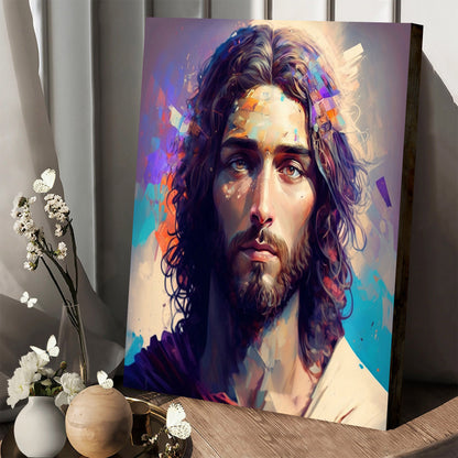 Jesus Christ Portrait 3 - Jesus Canvas Art - Christian Wall Canvas