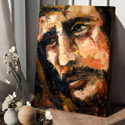 Jesus Christ Portrait Canvas Pictures - Jesus Canvas Painting - Christian Canvas Prints