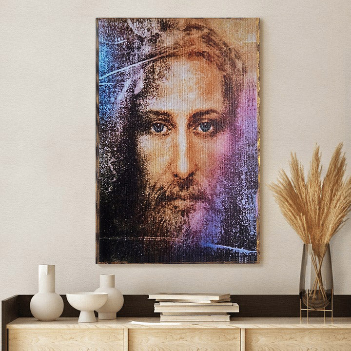 Jesus Christ Portrait Canvas Wall Art - Jesus Portrait Picture - Religious Gift - Christian Wall Art Decor