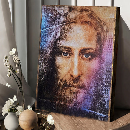 Jesus Christ Portrait Canvas Wall Art - Jesus Portrait Picture - Religious Gift - Christian Wall Art Decor