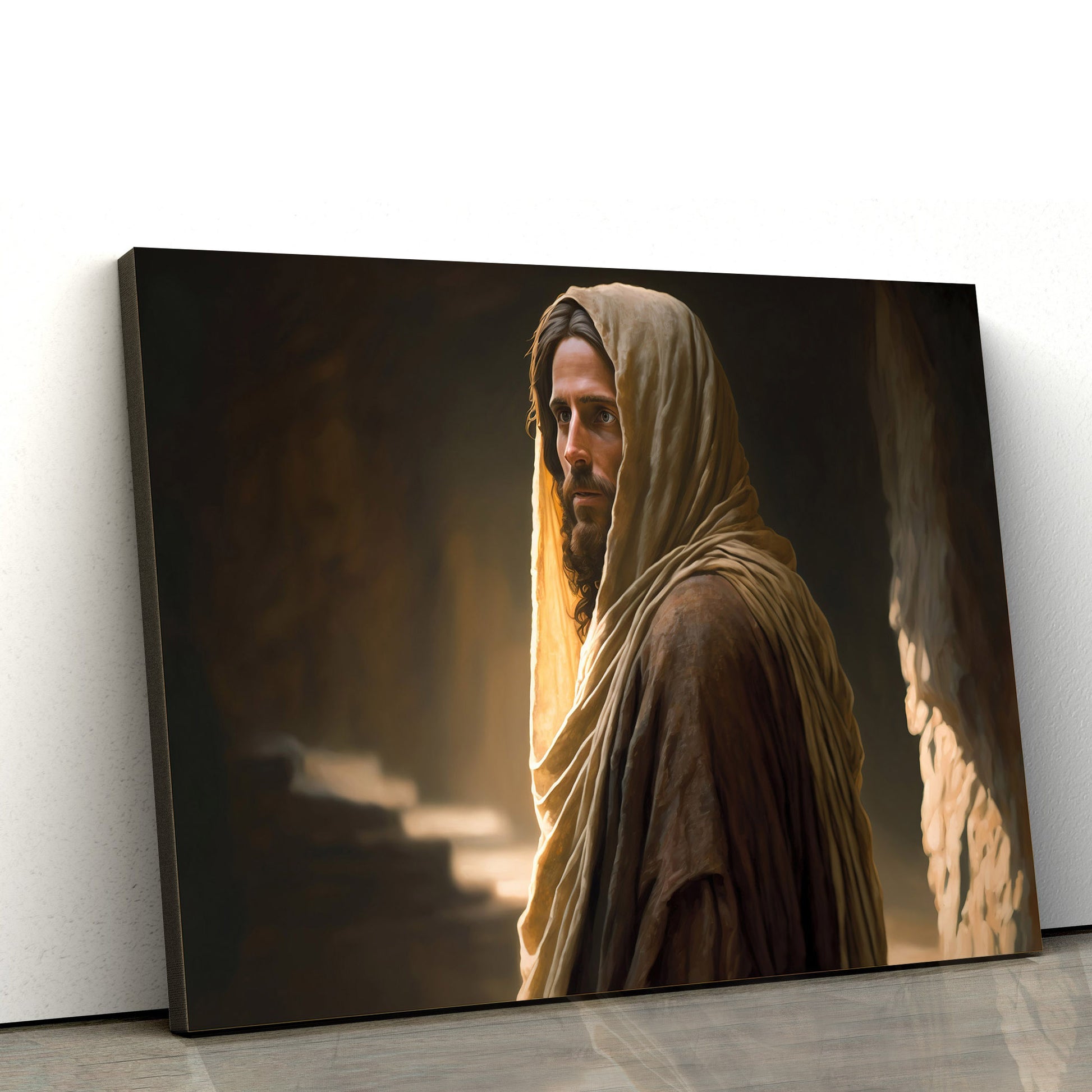 Jesus Christ Portrait Christian Artwork Religious 1 - Canvas Pictures - Jesus Canvas Art - Christian Wall Art