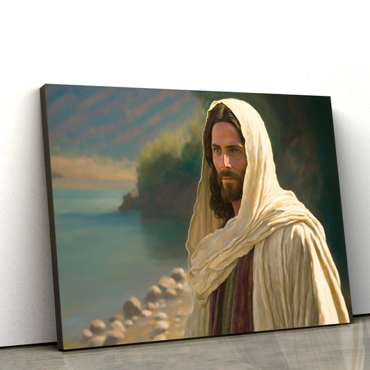 Jesus Christ Portrait Christian Artwork Religious 3 - Canvas Pictures - Jesus Canvas Art - Christian Wall Art