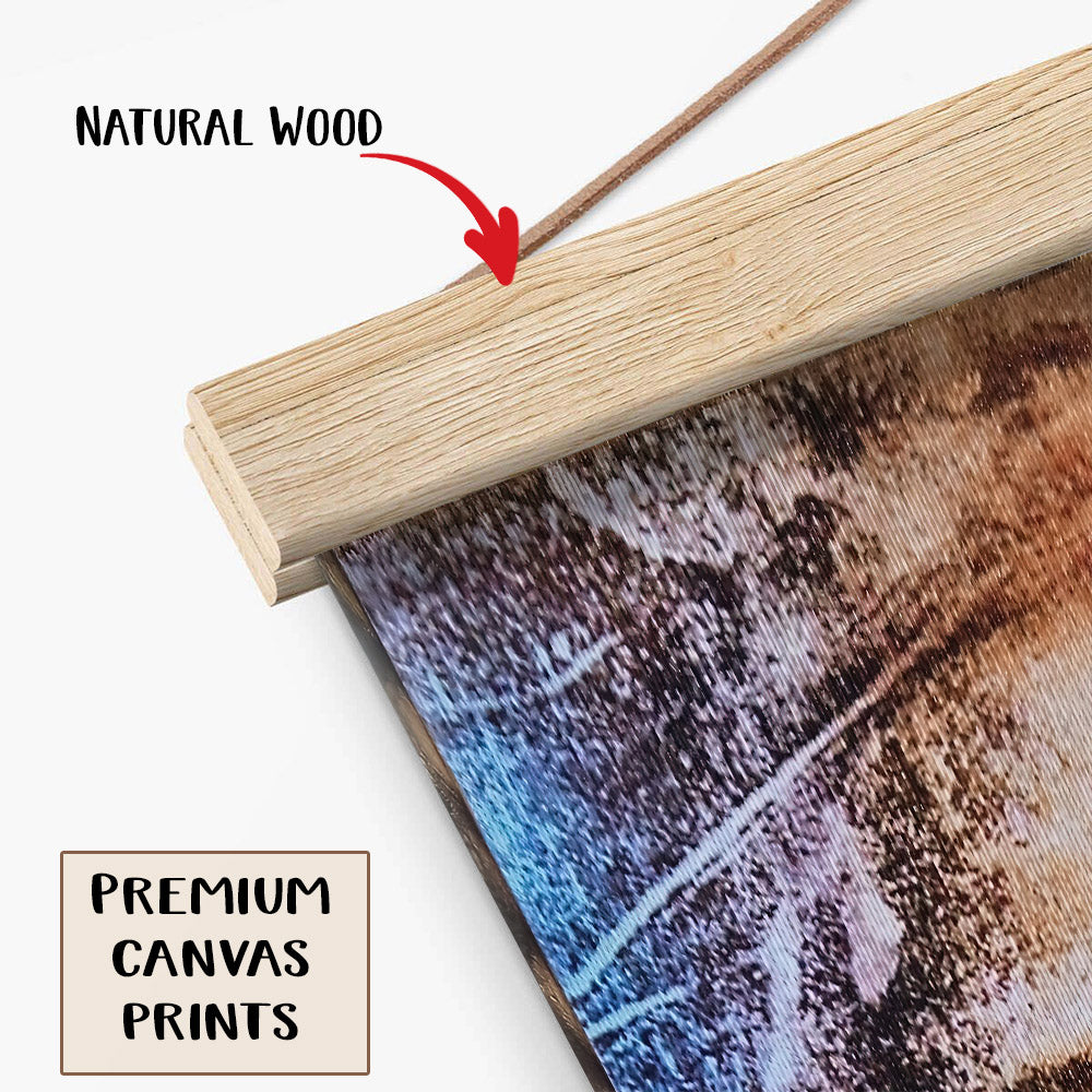 Jesus Christ Portrait Hanging Canvas Wall Art - Jesus Portrait Picture - Religious Gift - Christian Wall Art Decor