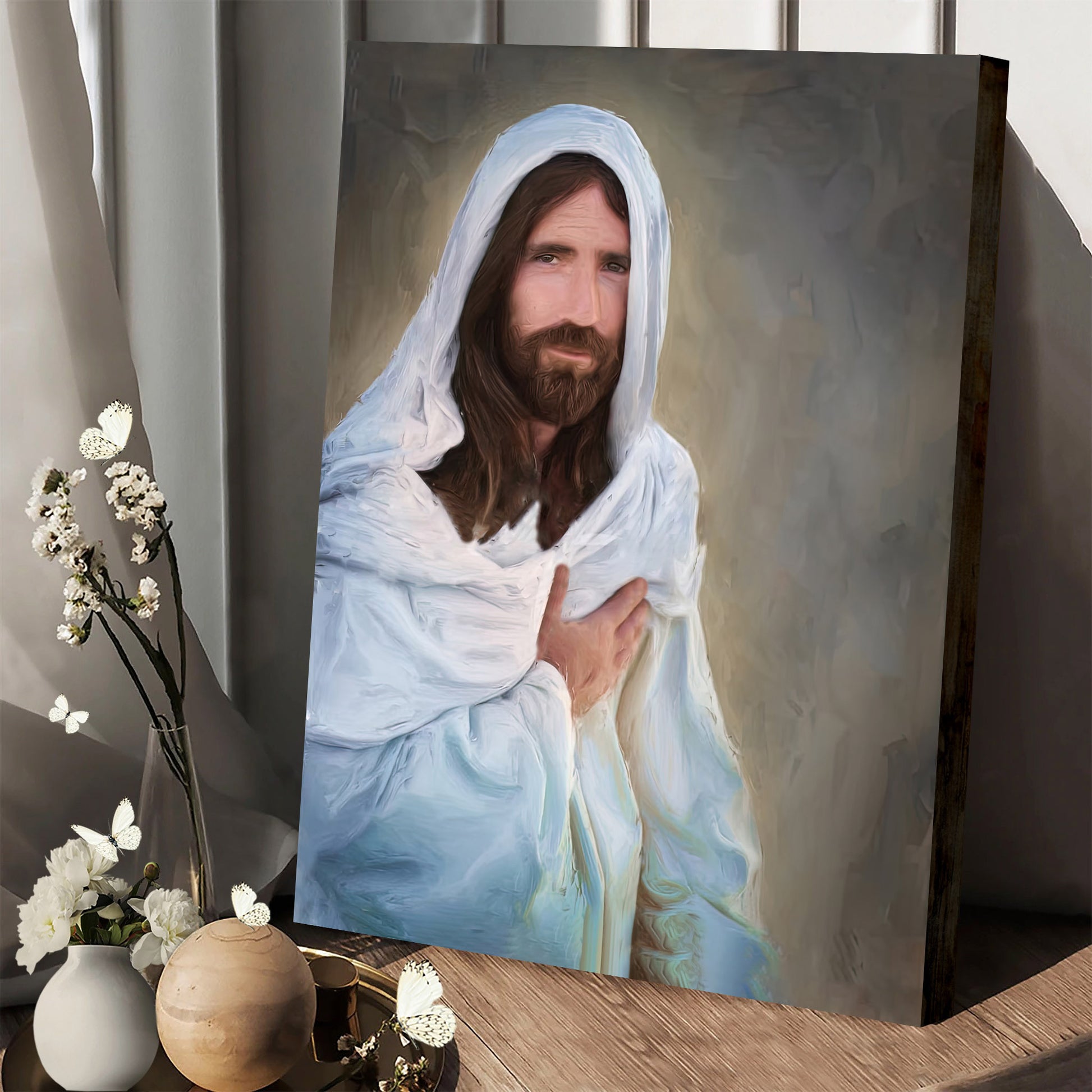Jesus Christ Promise Keeper Canvas Pictures - Jesus Christ Art - Christian Canvas Wall Art