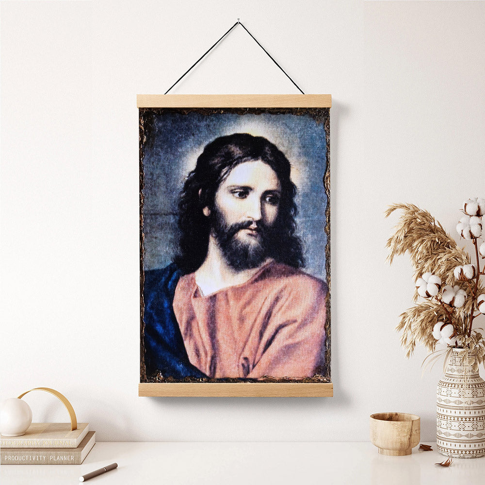 Jesus Christ Religious Hanging Canvas Wall Art 3 - Jesus Portrait Picture - Religious Gift - Christian Wall Art Decor