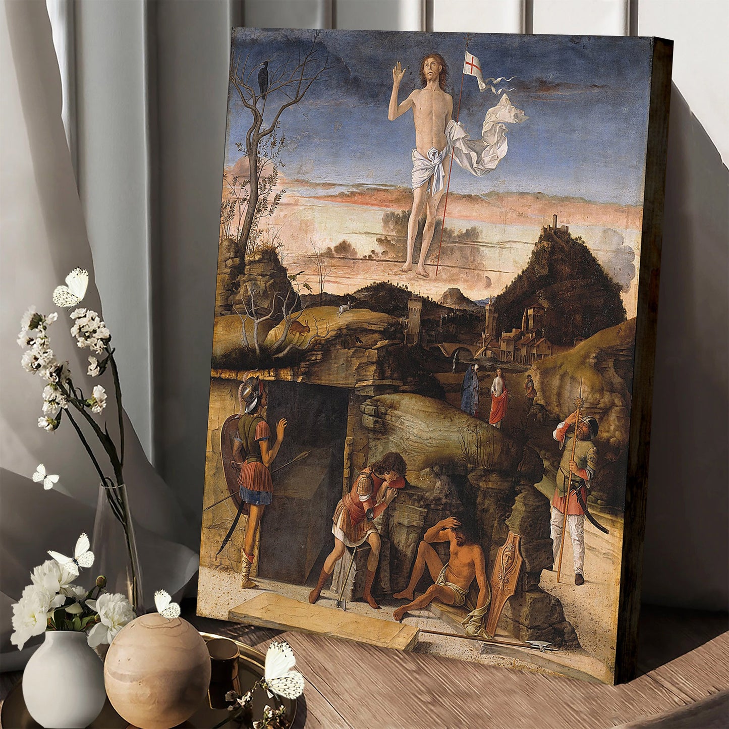 Jesus Christ Resurrection Painting Canvas Picture - Jesus Christ Canvas Art - Christian Wall Canvas