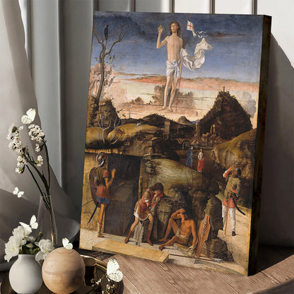 Jesus Christ Resurrection Painting Canvas Picture - Jesus Christ Canvas Art - Christian Wall Canvas