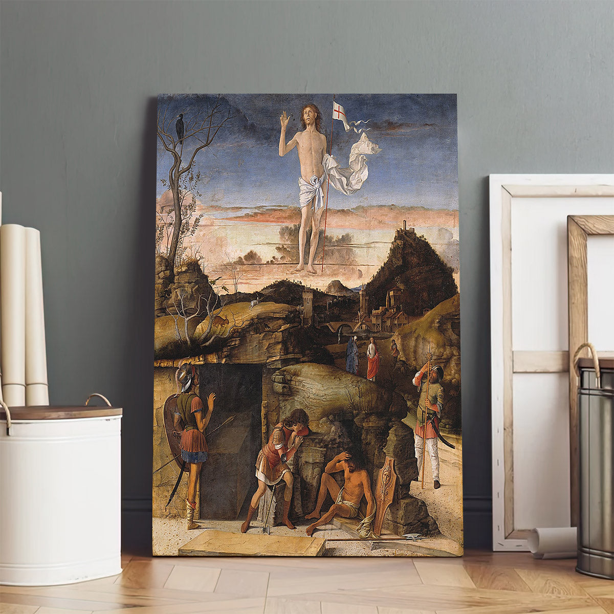 Jesus Christ Resurrection Painting Canvas Picture - Jesus Christ Canvas Art - Christian Wall Canvas