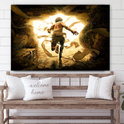 Jesus Christ Risen - Jesus Canvas Wall Art - Christian Wall Art