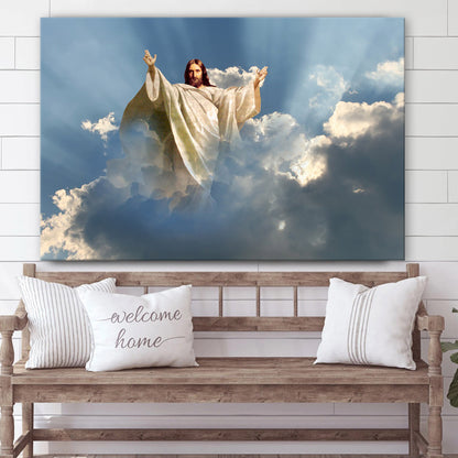 Jesus Christ Sky Canvas Pictures - Jesus Christ Canvas Art - Christian Wall Canvas