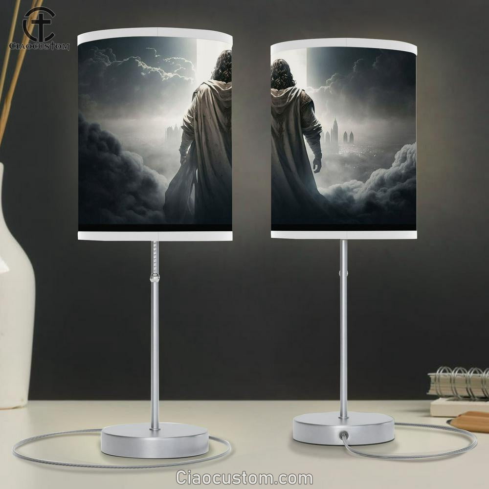 Jesus Christ Table Lamp Pictures - Faith Art - Christian Table Lamp For Bedroom Decor