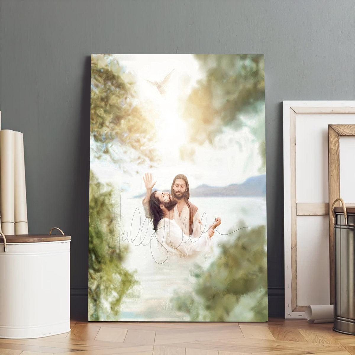 Jesus Christ The Gateway Baptism - Jesus Canvas Art - Christian Wall Art